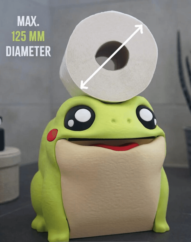 Frodrick the Froggy Toilet Paper & Tissue Dispenser