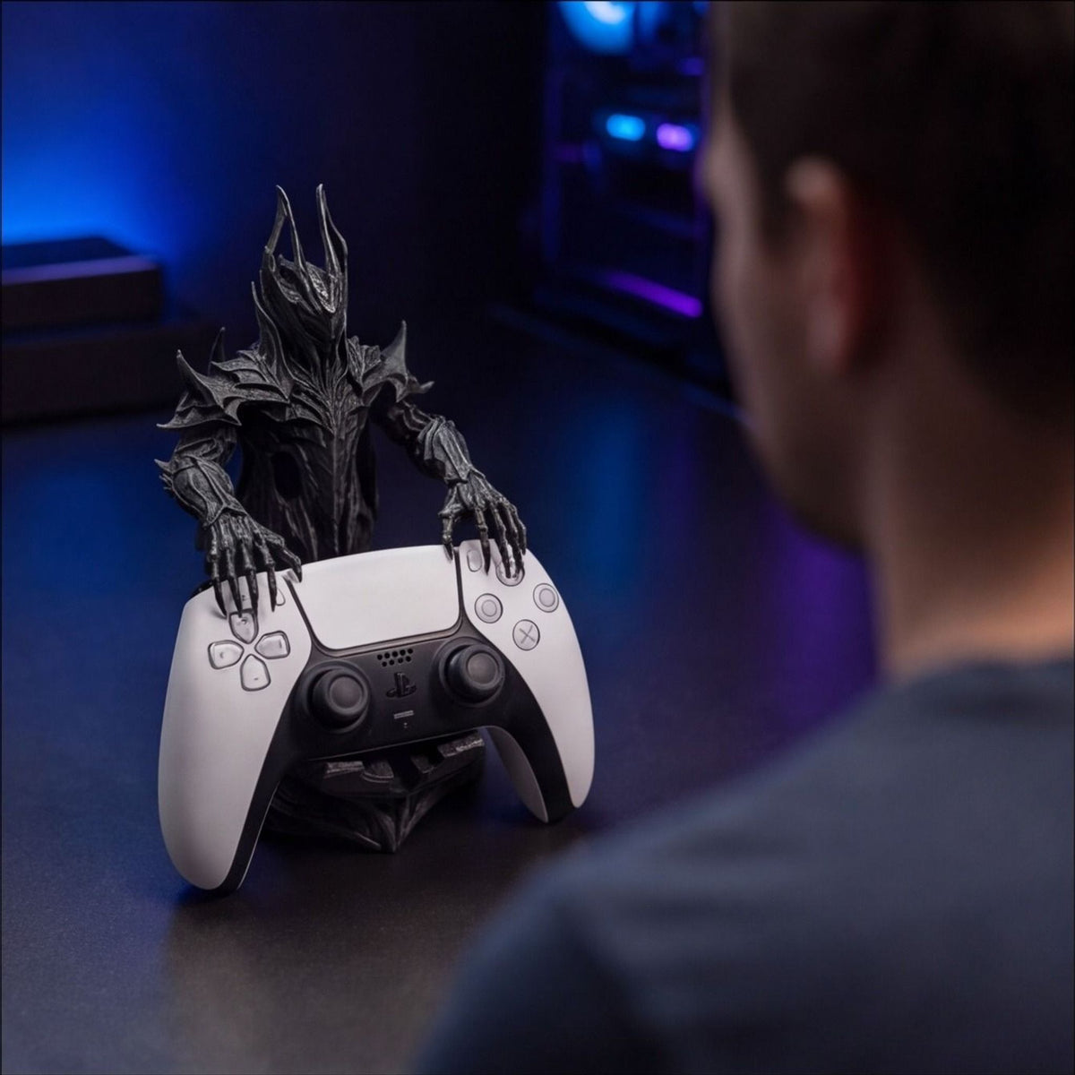 Dark Lord's Throne PS5 Controller Stand | Evil Overlord