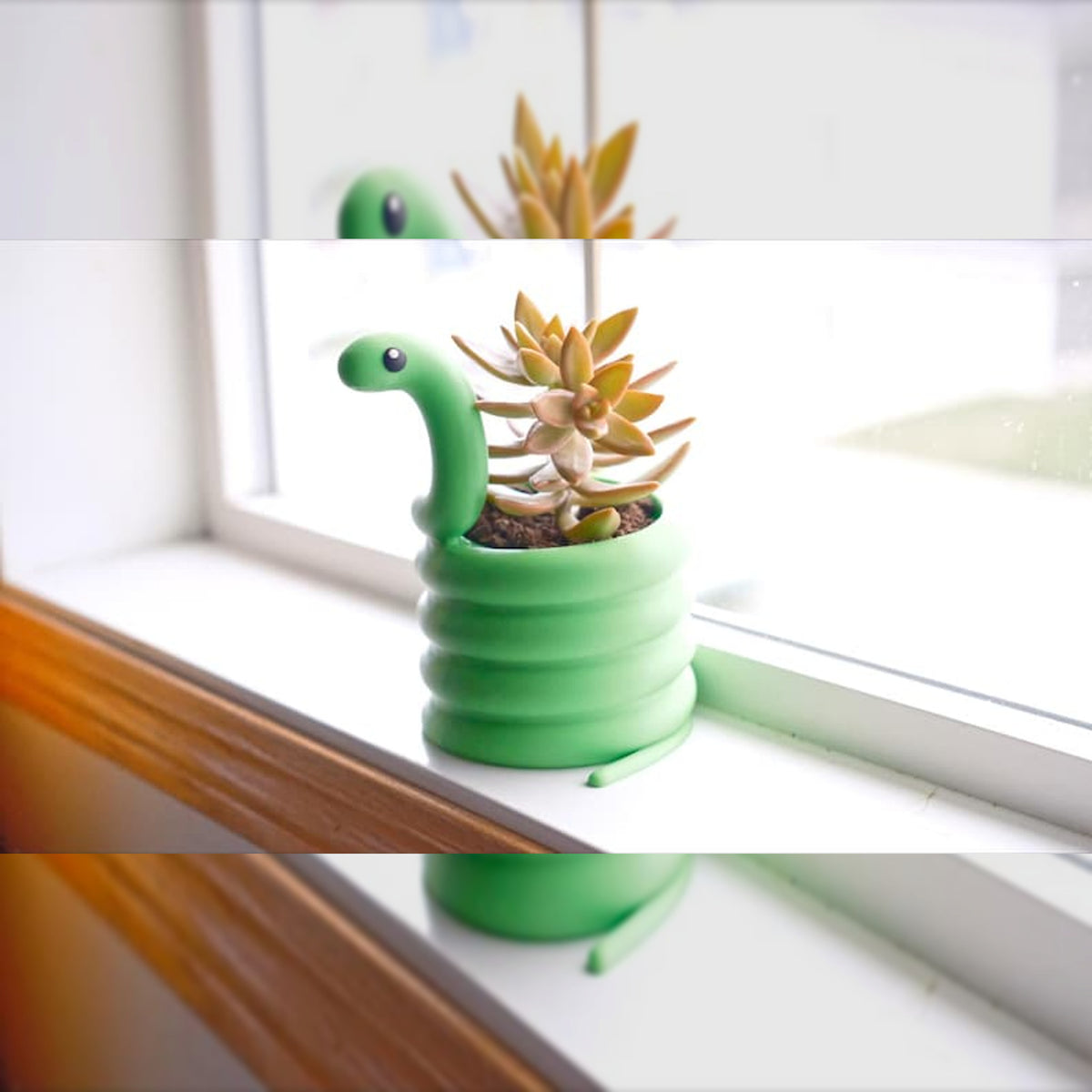 Cobra Snake Pen Holder & Desktop Planter Organiser