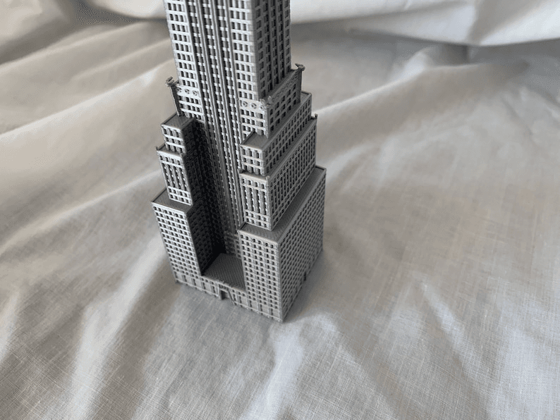Chrysler Building Inspired Miniature NYC Skyscraper Model