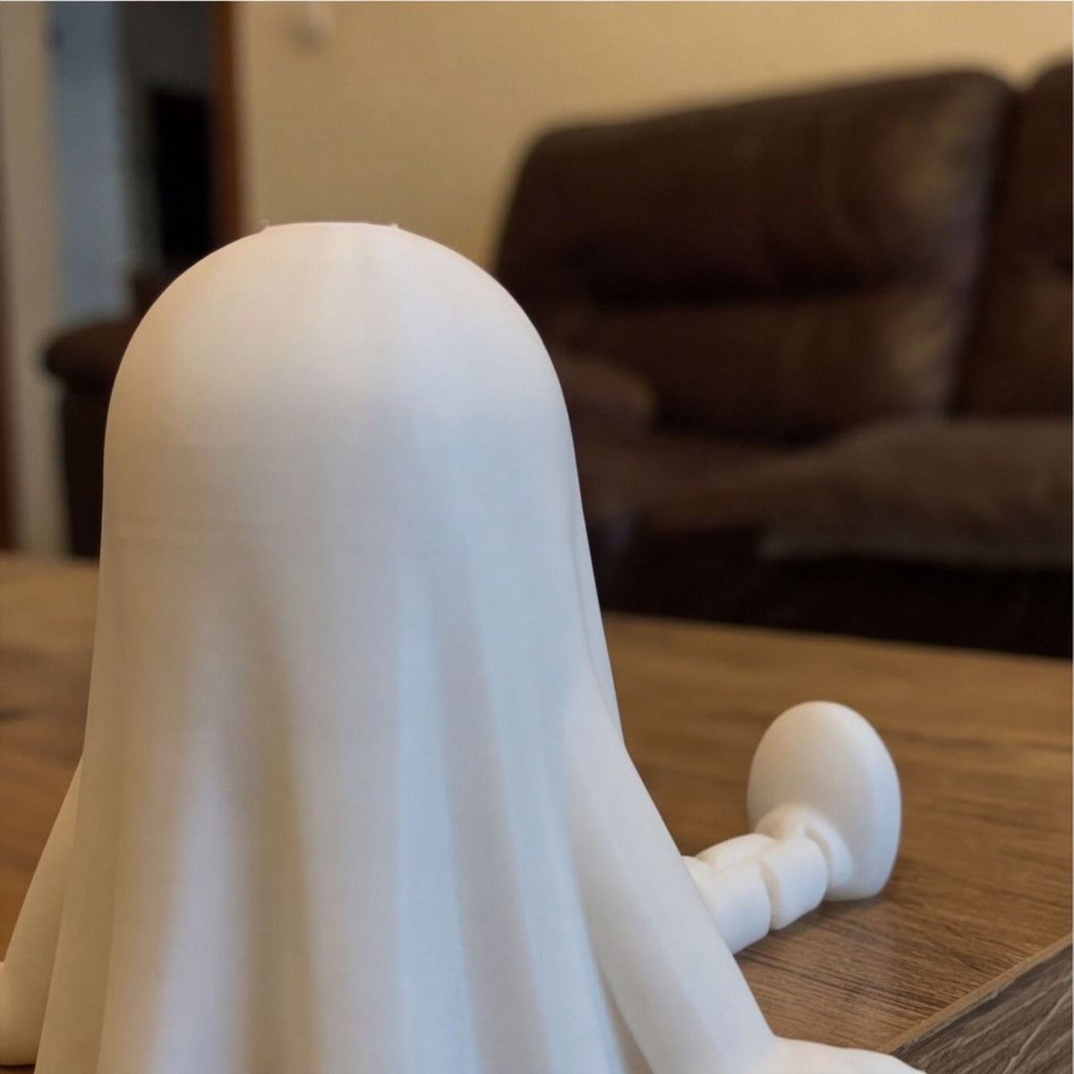 Articulated Ghost Buddy Figurine – Cute Poseable Shelf Sitter