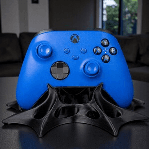 Batman Cape-Inspired PS5 Controller Stand | Gothic Desk Holder