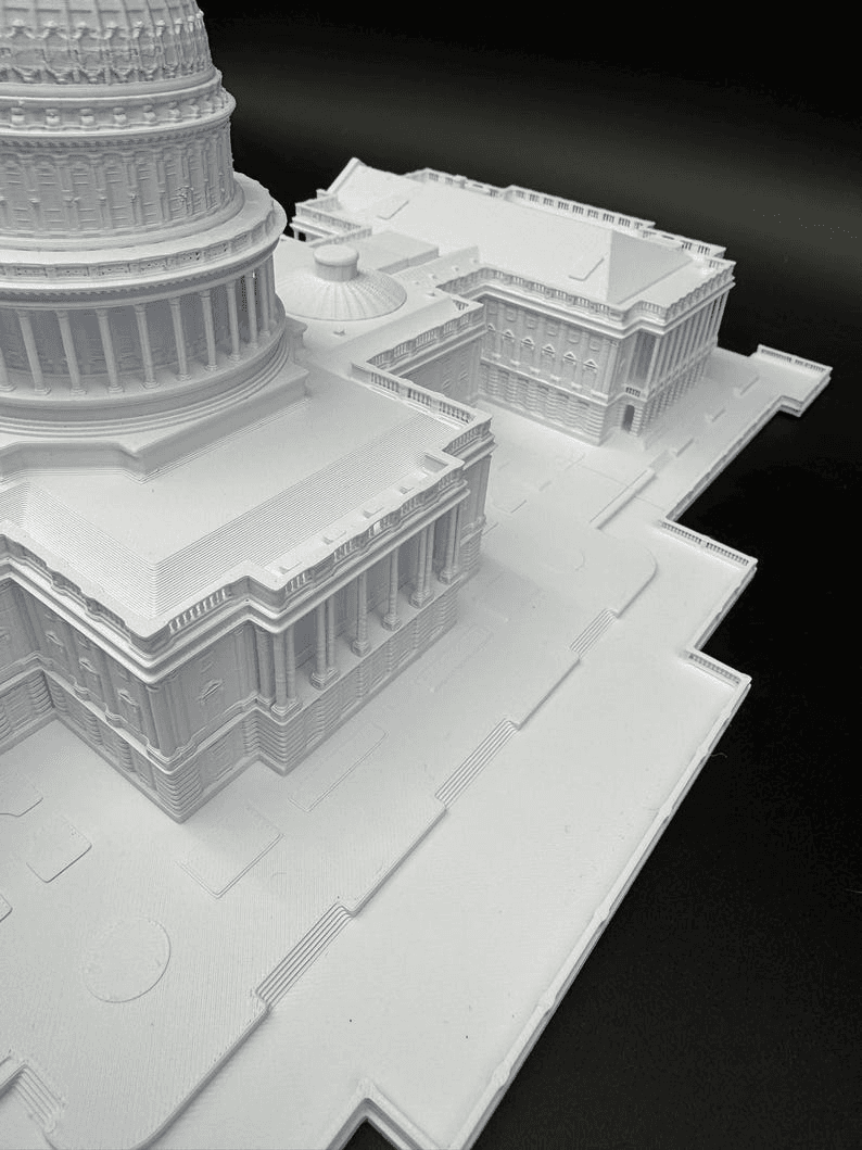 US Capitol Building Miniature Model – Collector's Replica