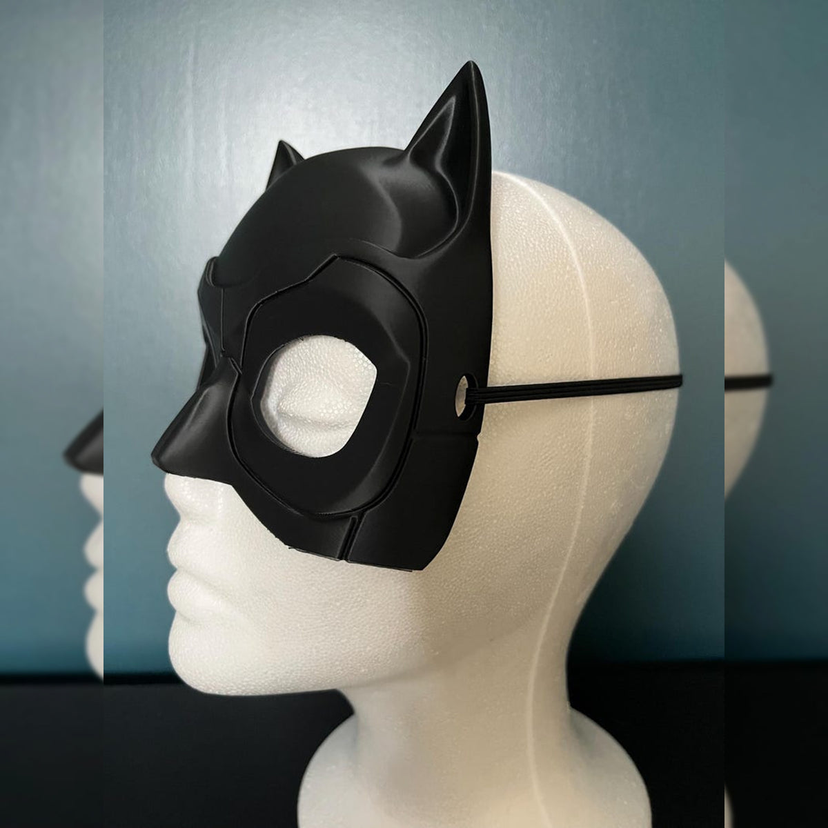 Catwoman-Inspired Cosplay Mask | Cat Villain Half Mask