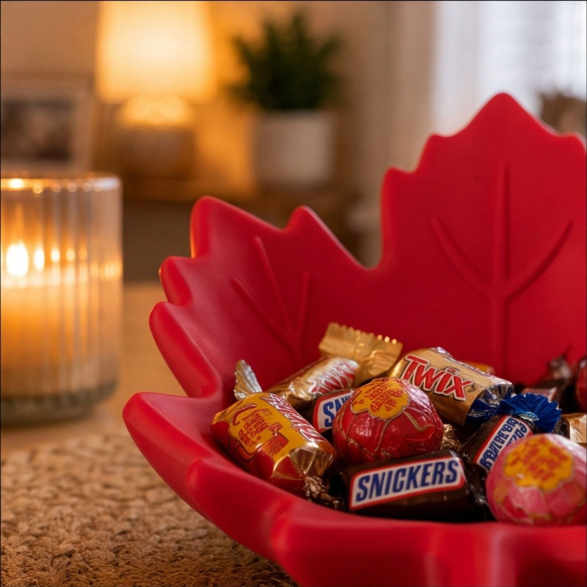 Maple Leaf Candy Bowl – Autumn Trinket Tray & Desk Organiser