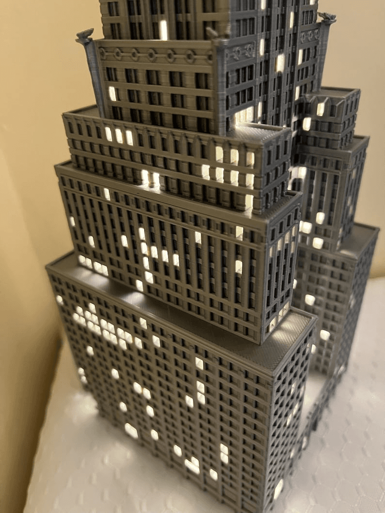 Chrysler Building Light-Up Miniature Model | NYC Landmark