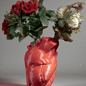 Anatomical Heart Vase – Gothic Home Decor Sculpture