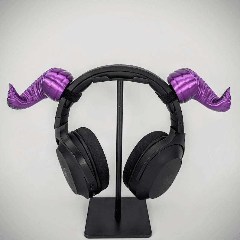 Ram Goat Horns Headphone Attachment – Gaming Headset Clip