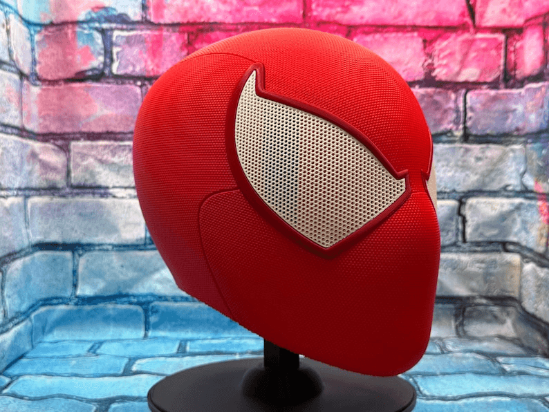 Scarlet Spider Inspired Ben Reilly Helmet – Fan Cosplay Mask