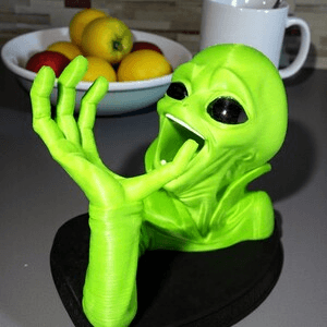 Alien Wine Bottle Holder – Sci-Fi Bar Decor Novelty Gift