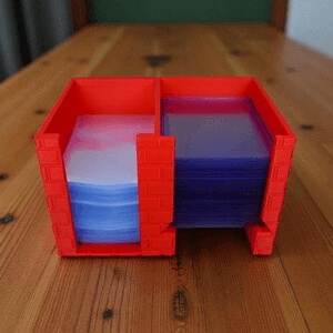 Brick-Style TCG Card Sleeve & Toploader Dispenser