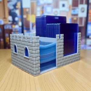 Castle TCG Organizer – Toploader & Sleeve Storage Box