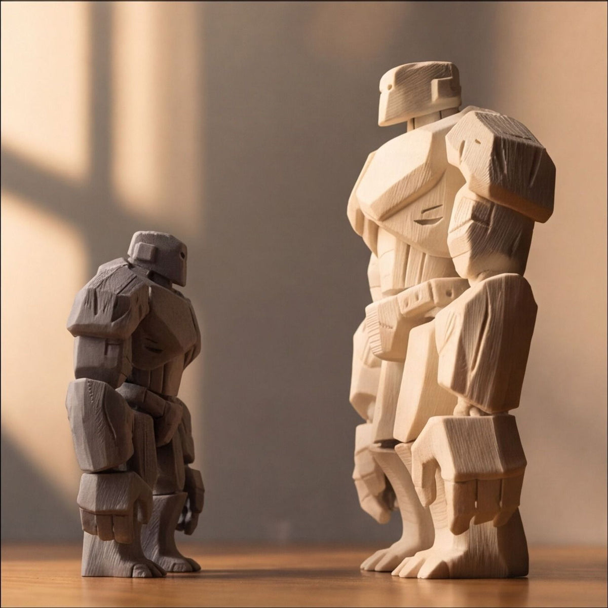 Stone Golem Flexi Toy Keychain – Fantasy Creature Figure