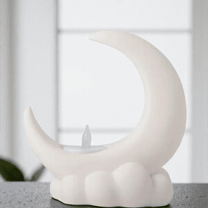 Crescent Moon Incense Holder – Celestial Lunar Decor
