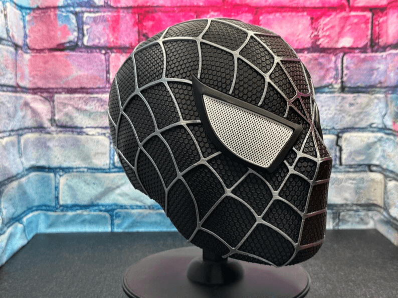 Spider-Man Black Suit Inspired Cosplay Helmet Mask