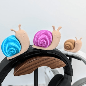 Cartoon Snail Headphone Stand & Speaker Holder Desk Decor