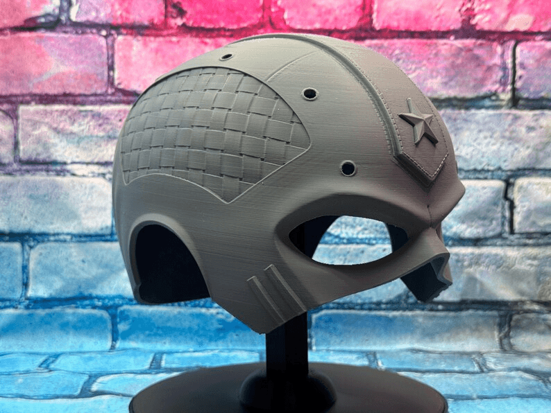 Red Guardian-Inspired Helmet Raw Kit | Fan Cosplay