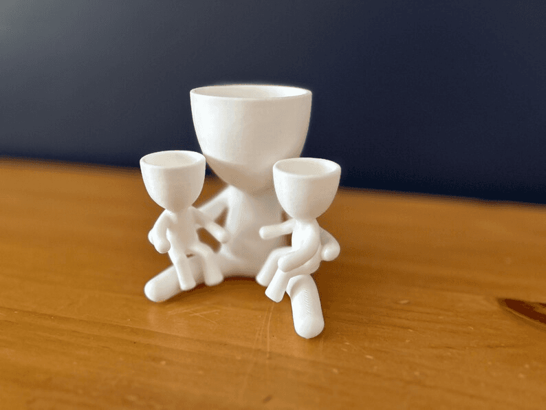 Family Figure Succulent Pot Set | Mom & Kids Planter