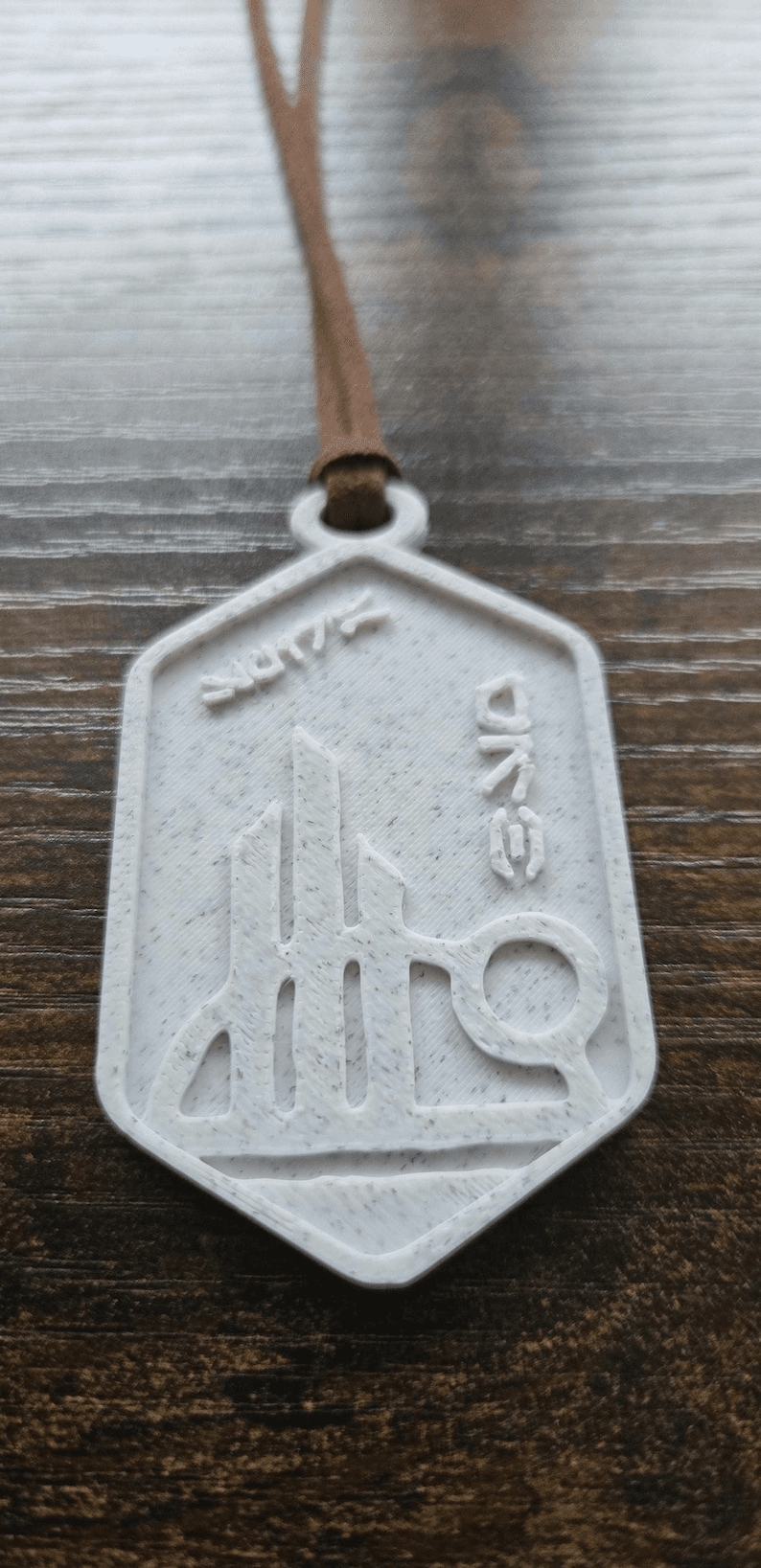 Batuu Inspired Spirit of Spira Fan Medallion Necklace