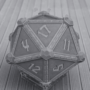 D20 Dice Succulent Pot | RPG Inspired Mini Planter