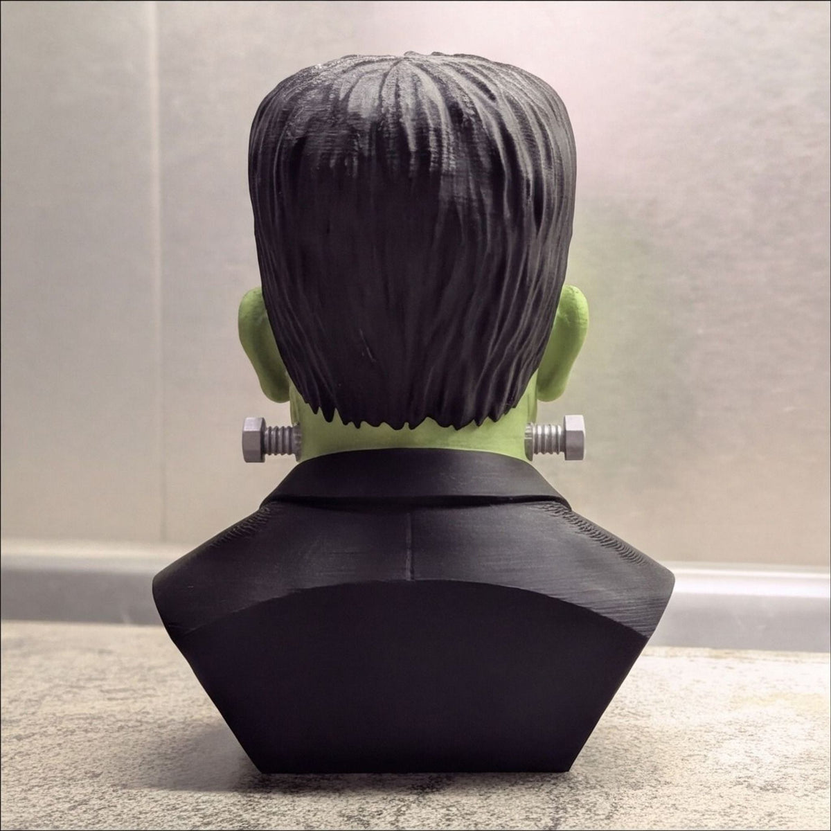 Frankenstein Monster Bust Headphone Stand | Horror Desk Decor