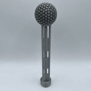Reunion Tower Inspired Dallas Landmark Replica Model