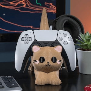 Kawaii Cat Gaming Controller & Phone Stand Holder
