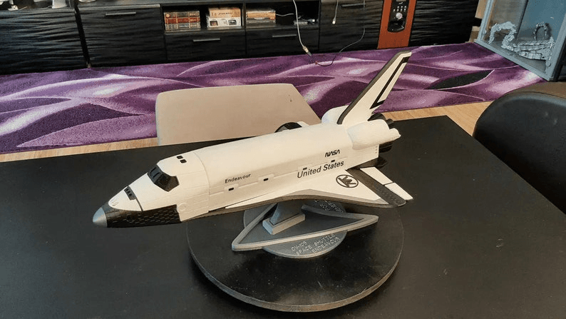 NASA-Inspired Space Shuttle & Rocket Booster Display Model
