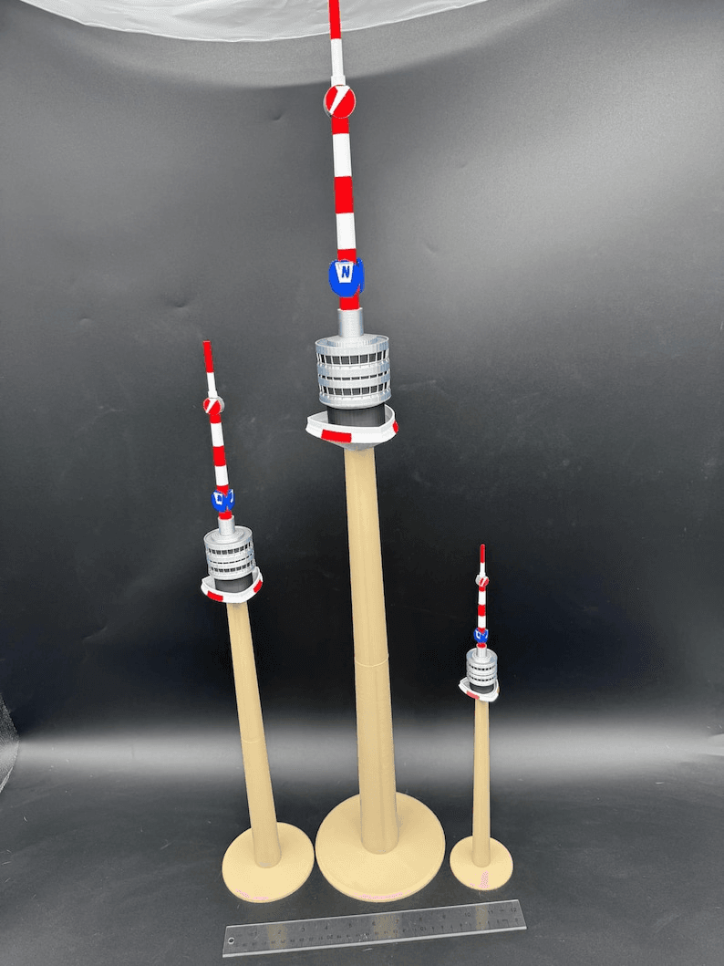 Danube Tower Inspired Miniature Model Figurine