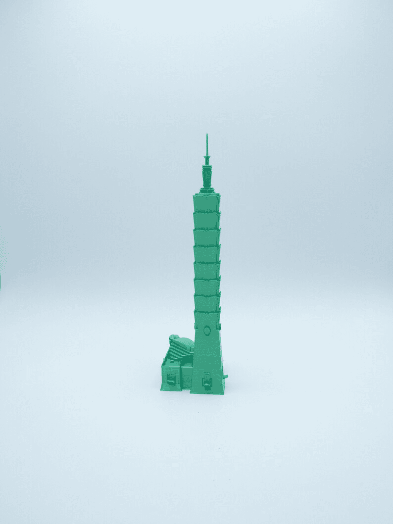 Taipei 101 Inspired Miniature Building Model – Desk Decor