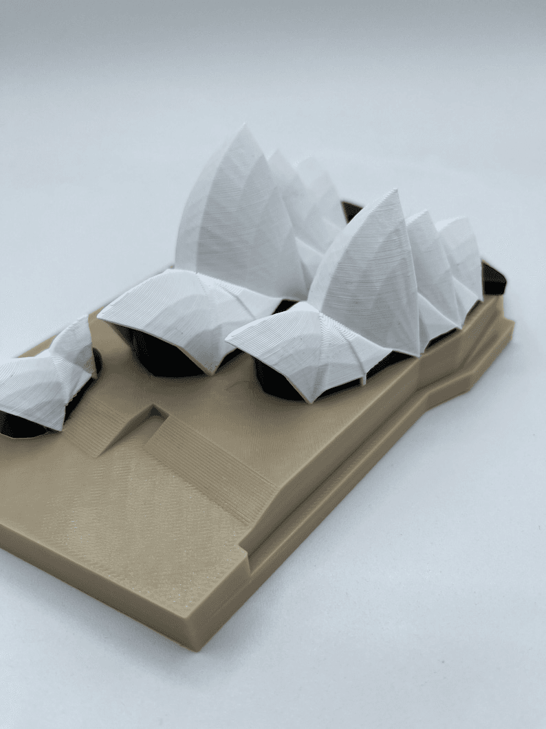 Sydney Opera House Inspired Miniature Landmark Model