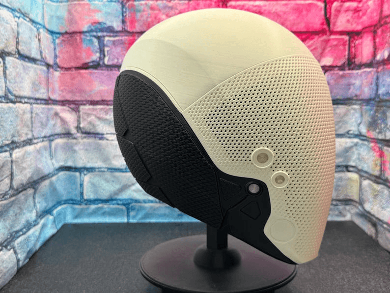 Ghost-Inspired Perforated Helmet Mask – Thunderbolts Fan Cosplay