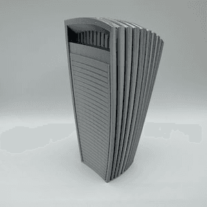 London Walkie Talkie Building Inspired Miniature Model