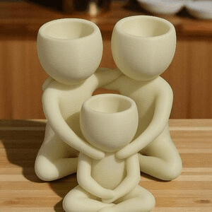 Family Hug Abstract Figure Succulent Planter Set