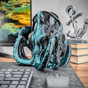 Kraken Tentacle Fantasy Headphone Stand & Headset Holder
