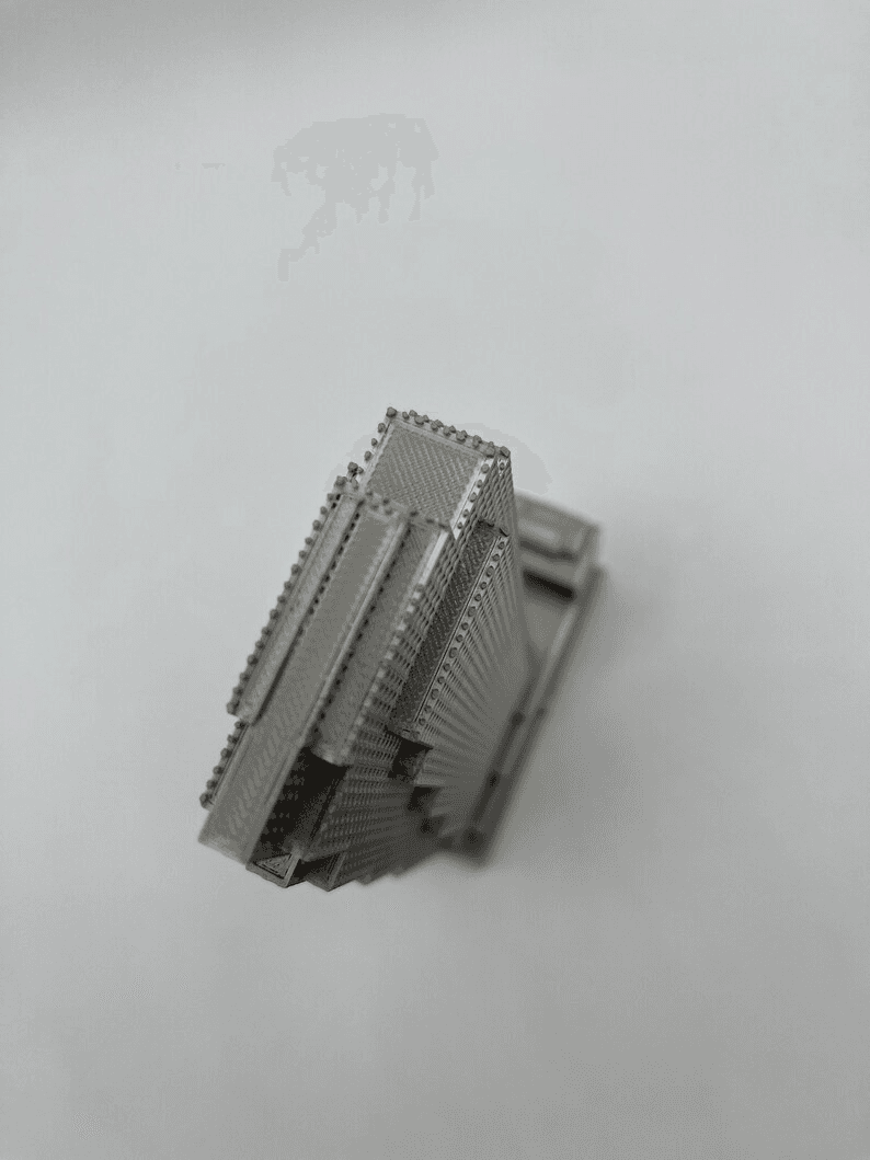 30 Rockefeller Plaza Inspired Miniature Skyscraper Model