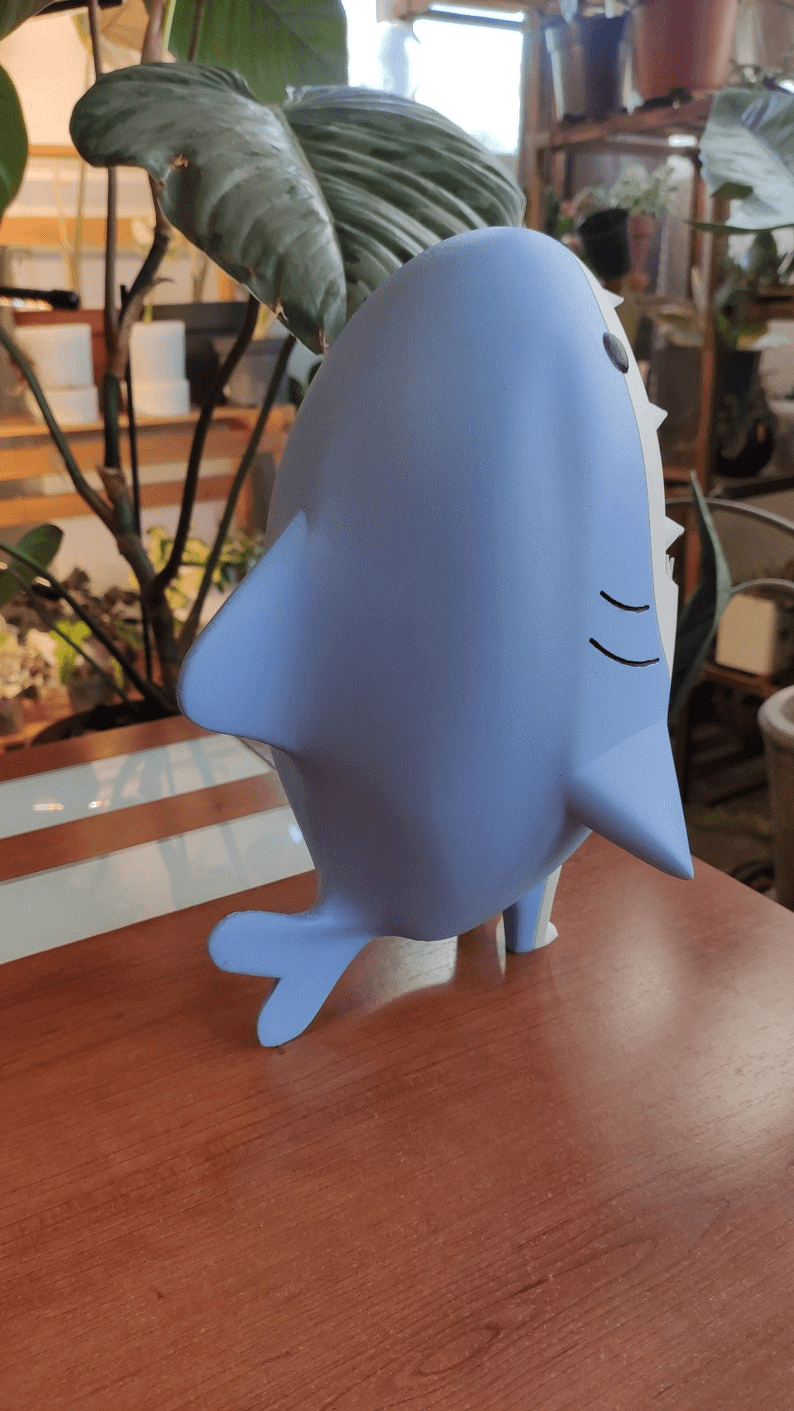 Final Fantasy-Inspired Shark Plant Pot | Gaming Planter