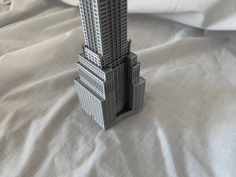 Chrysler Building Inspired Miniature NYC Skyscraper Model