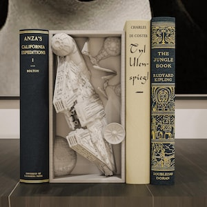 Millennium Falcon Inspired Book Nook Wall Mount Bracket