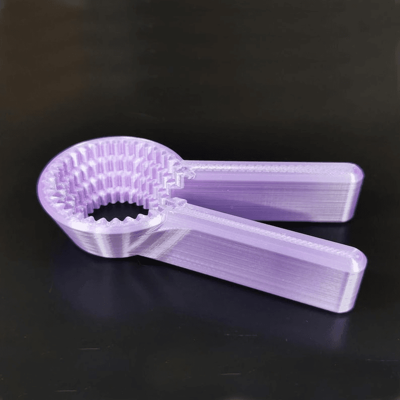 Yellow Screw-Top Bottle Opener & Jar Lid Gripper Tool
