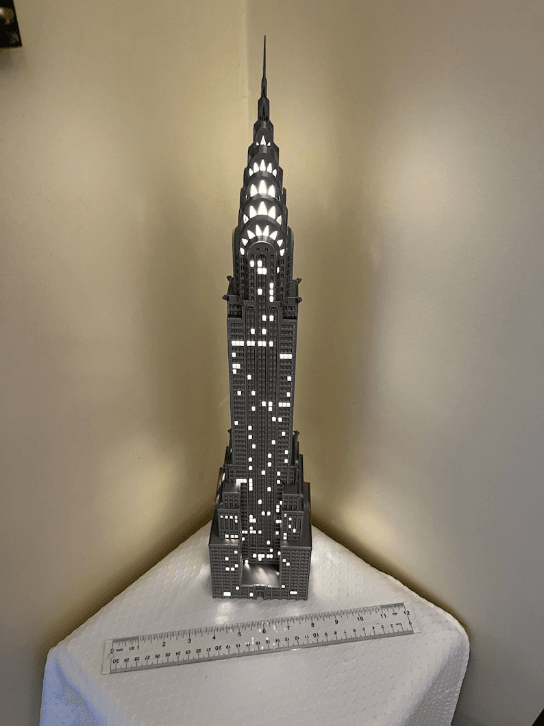 Chrysler Building Light-Up Miniature Model | NYC Landmark