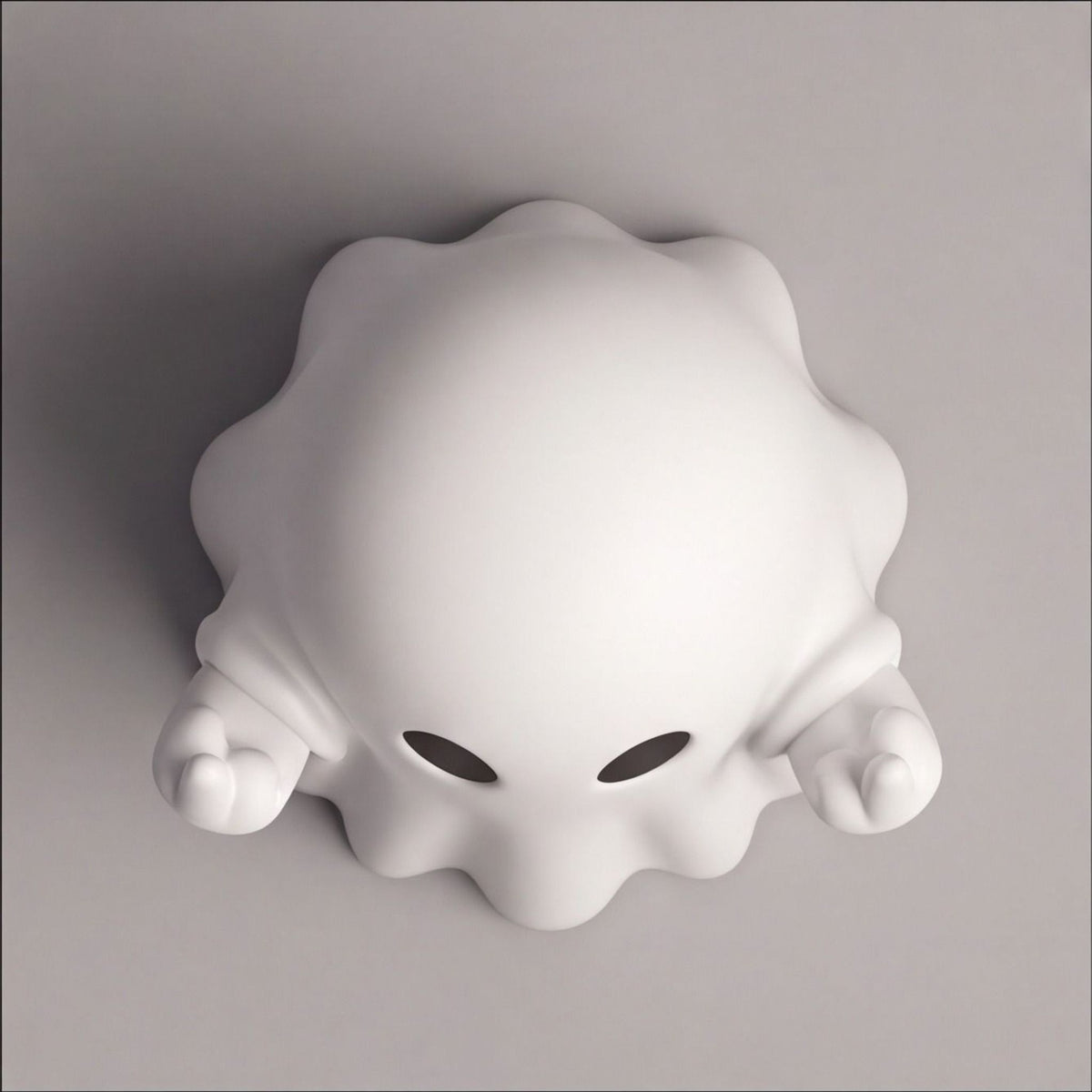 Cheeky Ghost with Middle Fingers Novelty Figure Desk Toy