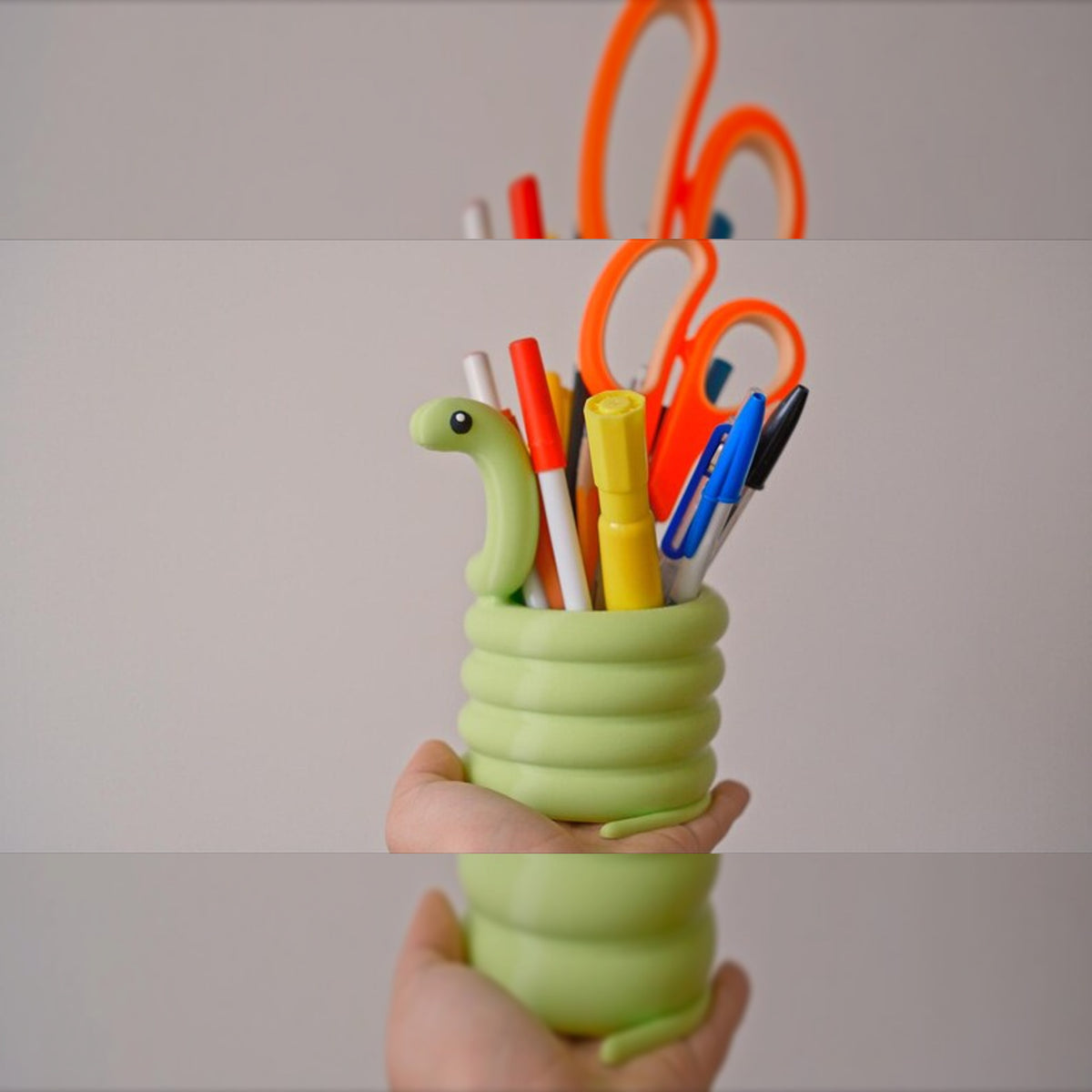 Cobra Snake Pen Holder & Desktop Planter Organiser