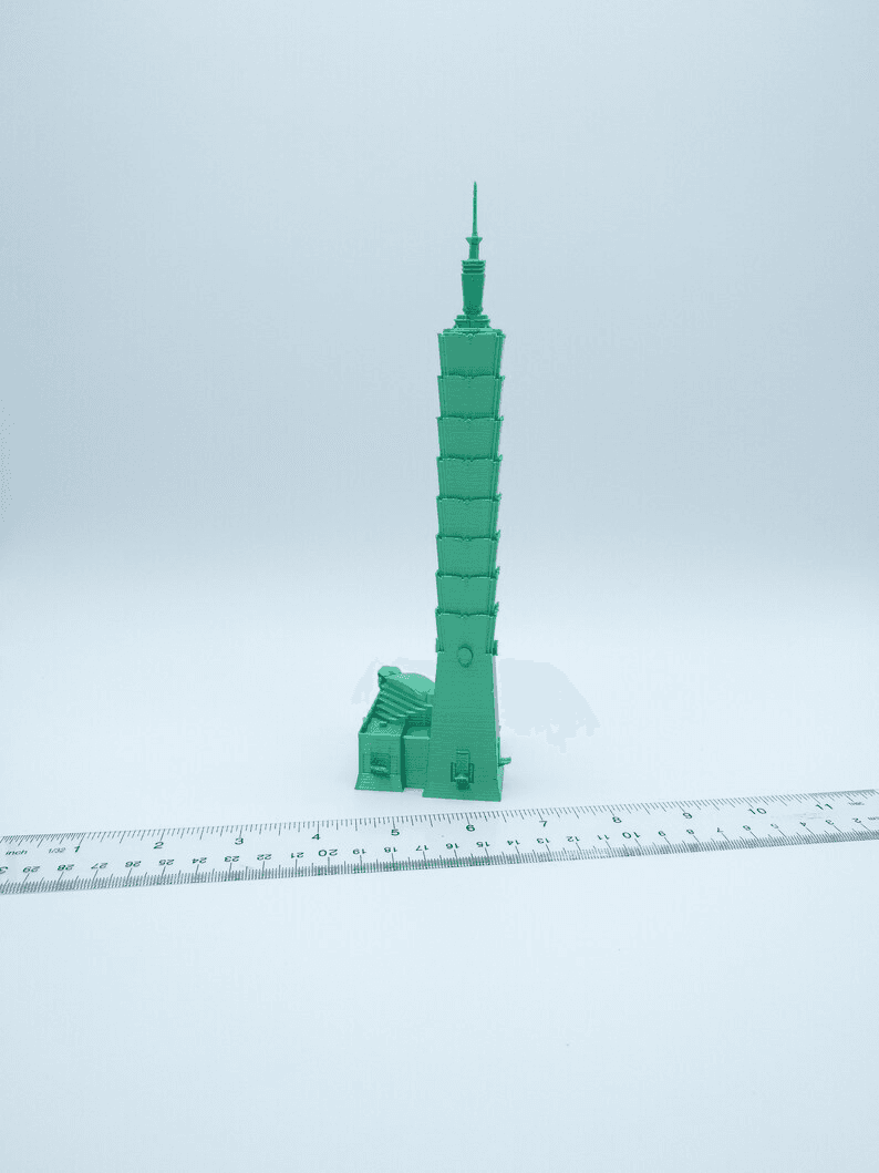 Taipei 101 Inspired Miniature Building Model – Desk Decor