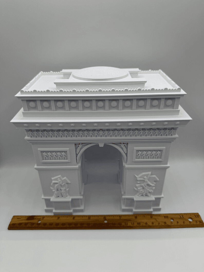Arc de Triomphe Inspired Miniature Landmark Model