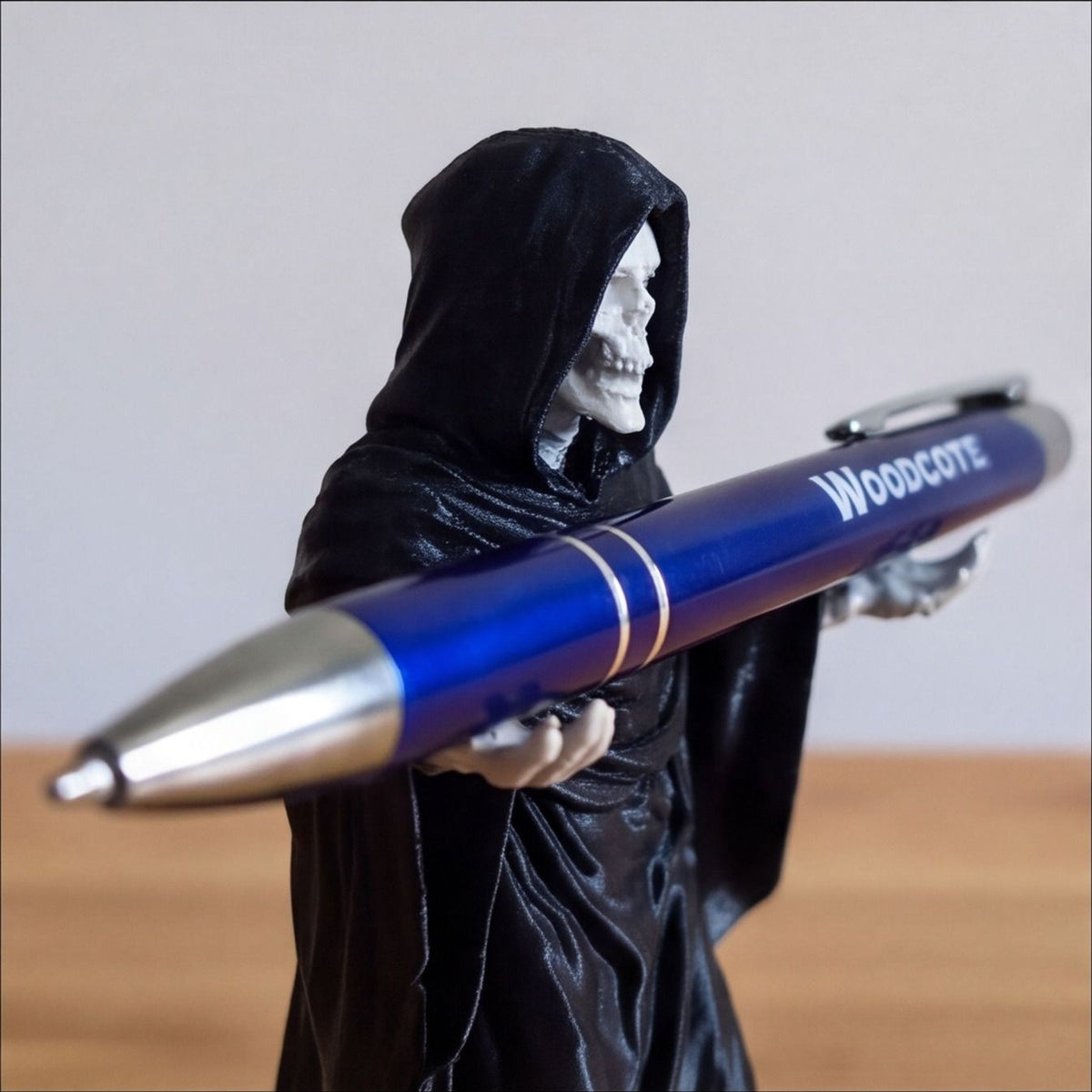 Grim Reaper Pen Holder – Gothic Spooky Desk Accessory