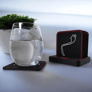 Formula 1 Inspired Circuit Coaster Set – 6 Iconic Tracks