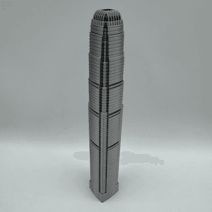 Two IFC Hong Kong Tower Inspired Miniature Skyline Model