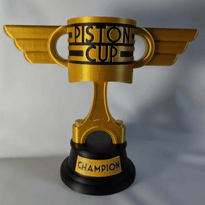 Personalized Piston Cup Trophy – Cars Inspired Fan Gift