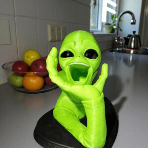 Alien Wine Bottle Holder – Sci-Fi Bar Decor Novelty Gift
